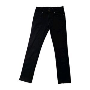 Indigo BEAST Black Slim Jeans 30x32 Stretch Denim Skinny Tapered Mens EUC